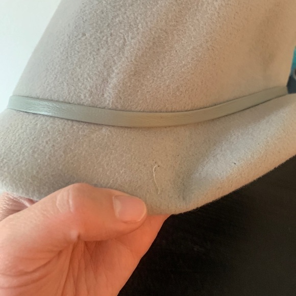 Gray Tango asymmetrical hat minor scuffing main image 7
